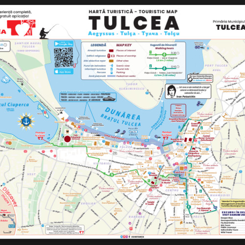 Noua hartă turistică a Tulcei îmbunătățește experiența vizitatorilor