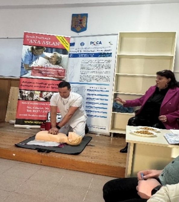 Angajații Serviciului de Probațiune Vrancea, instruiți în prim ajutor