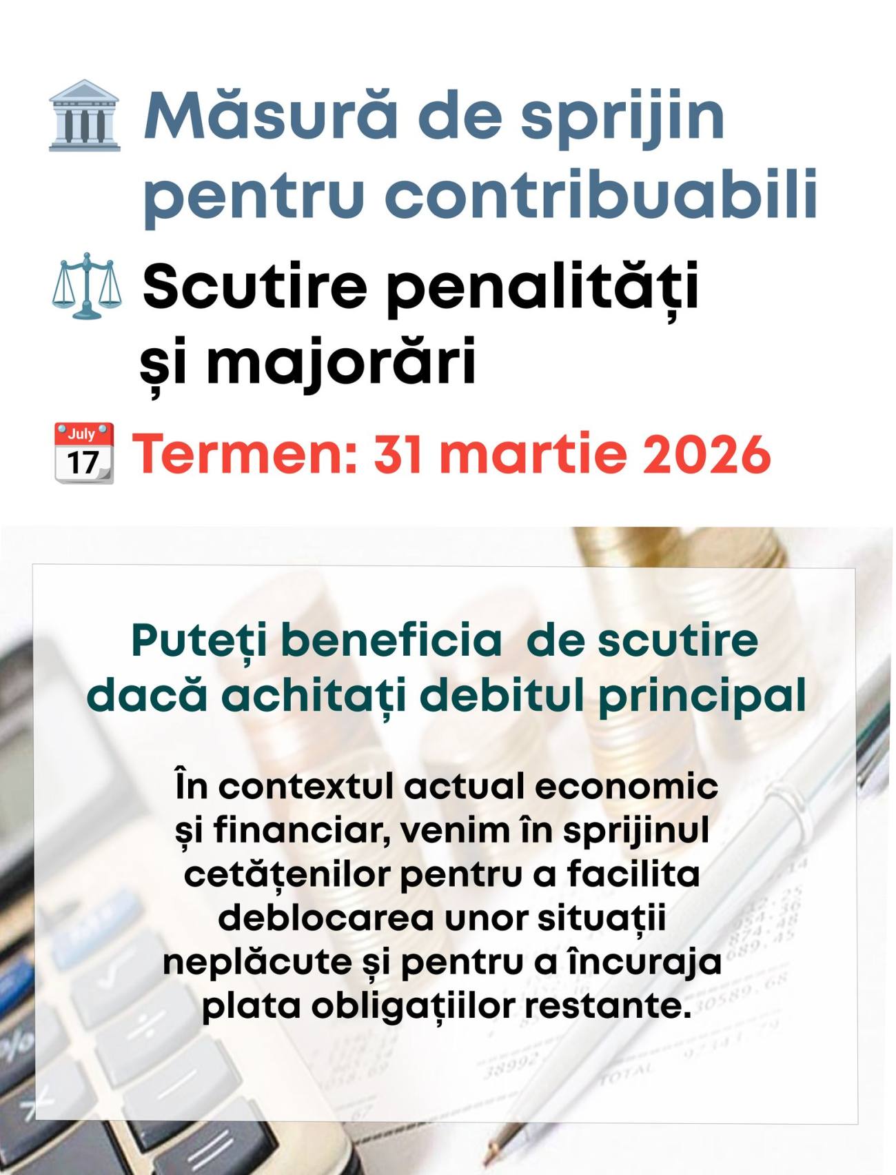 Răcari oferă sprijin financiar contribuabililor cu restanțe la bugetul local
