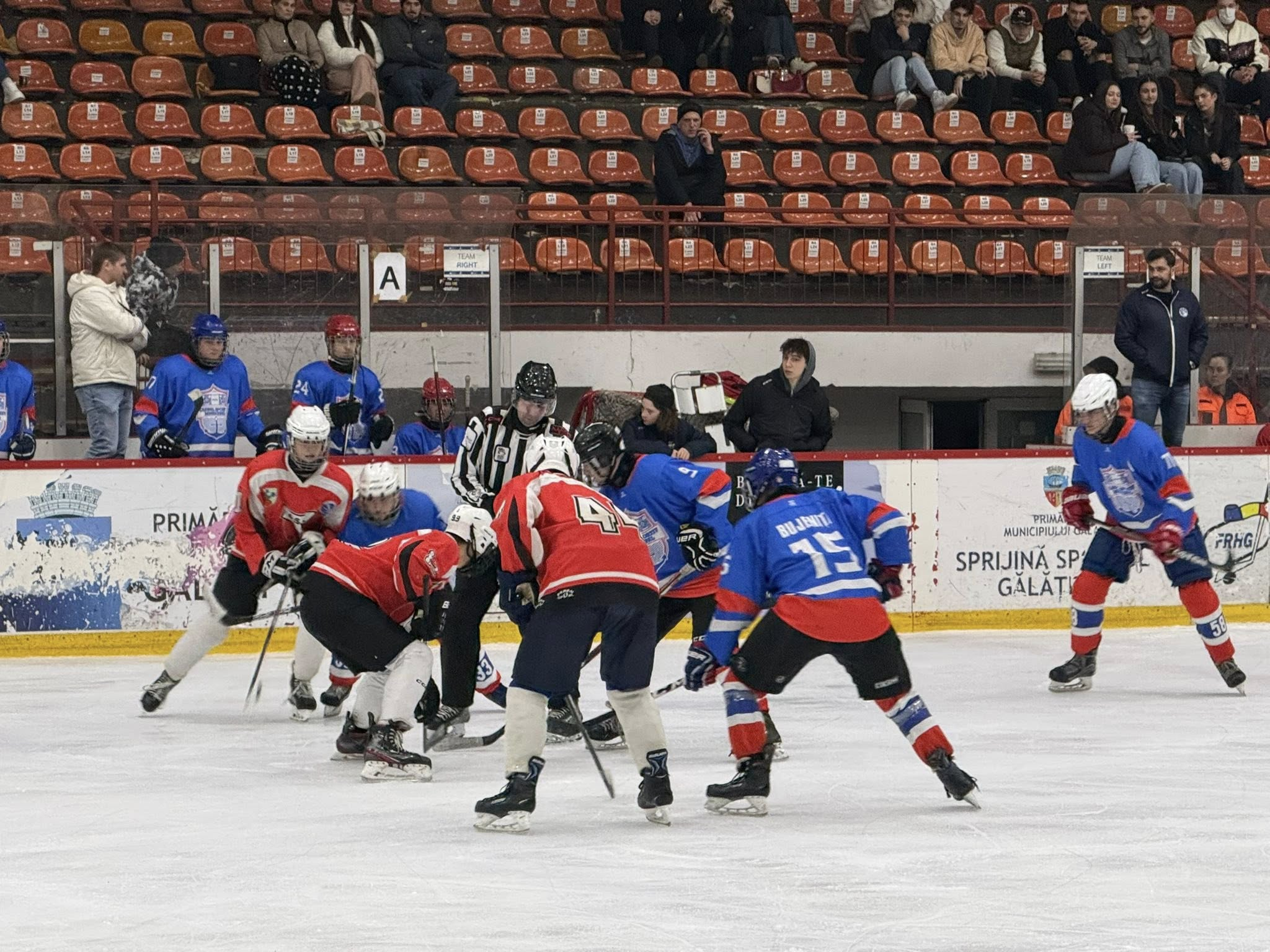 CSM Galați pierde meciul decisiv în sferturile Campionatului Național de hochei juniori