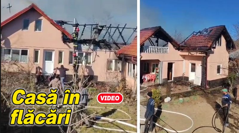 Incendiu devastator la o locuință din Cărpiniștea