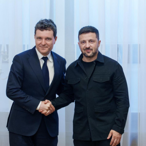 Nicușor Dan îl primește pe Zelenski la Cotroceni în cadrul unei vizite oficiale