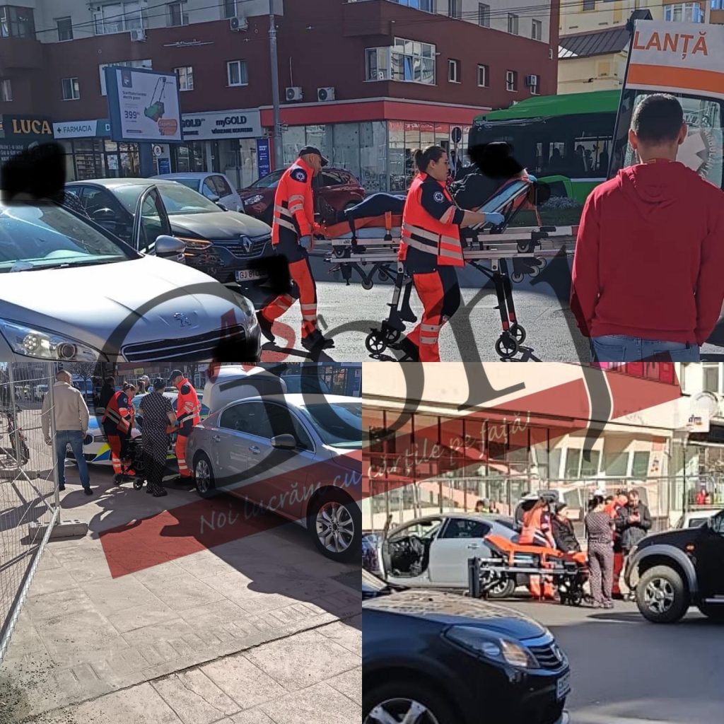 Accident rutier pe strada Unirii din Târgu Jiu: biciclist rănit