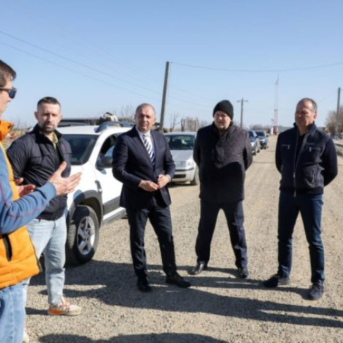 Nicușor Halici vizitează lucrările de modernizare pe DJ 204G