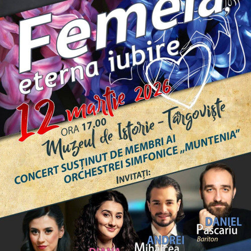 Centrul Județean de Cultură Dâmbovița organizează concert de muzică clasică