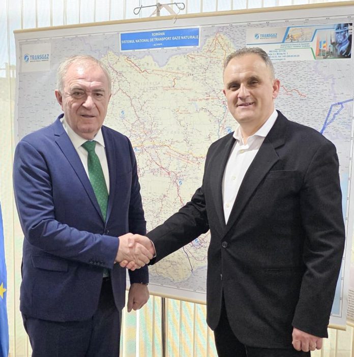 Virgiliu Nanu discută evoluția proiectului Transgaz cu directorul general