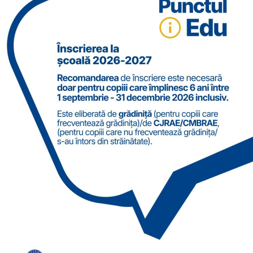 Clarificări pentru părinți privind înscrierea copiilor în clasa pregătitoare