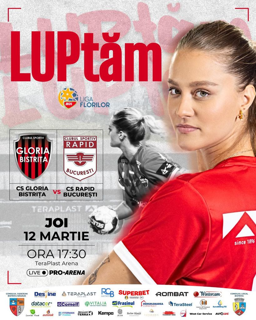 Programat meci la TeraPlast Arena în martie