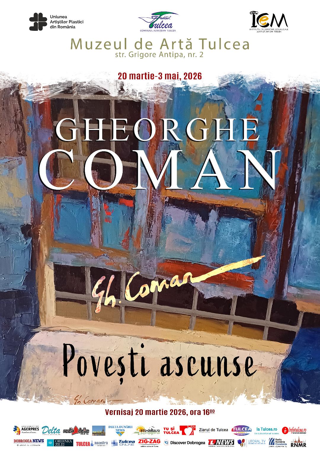 Expoziția „Povești ascunse” se deschide la Muzeul de Artă Tulcea