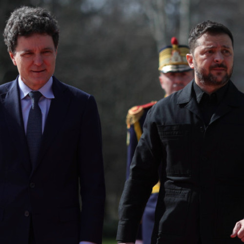 Nicușor Dan și Volodimir Zelenski susțin declarații comune la Cotroceni