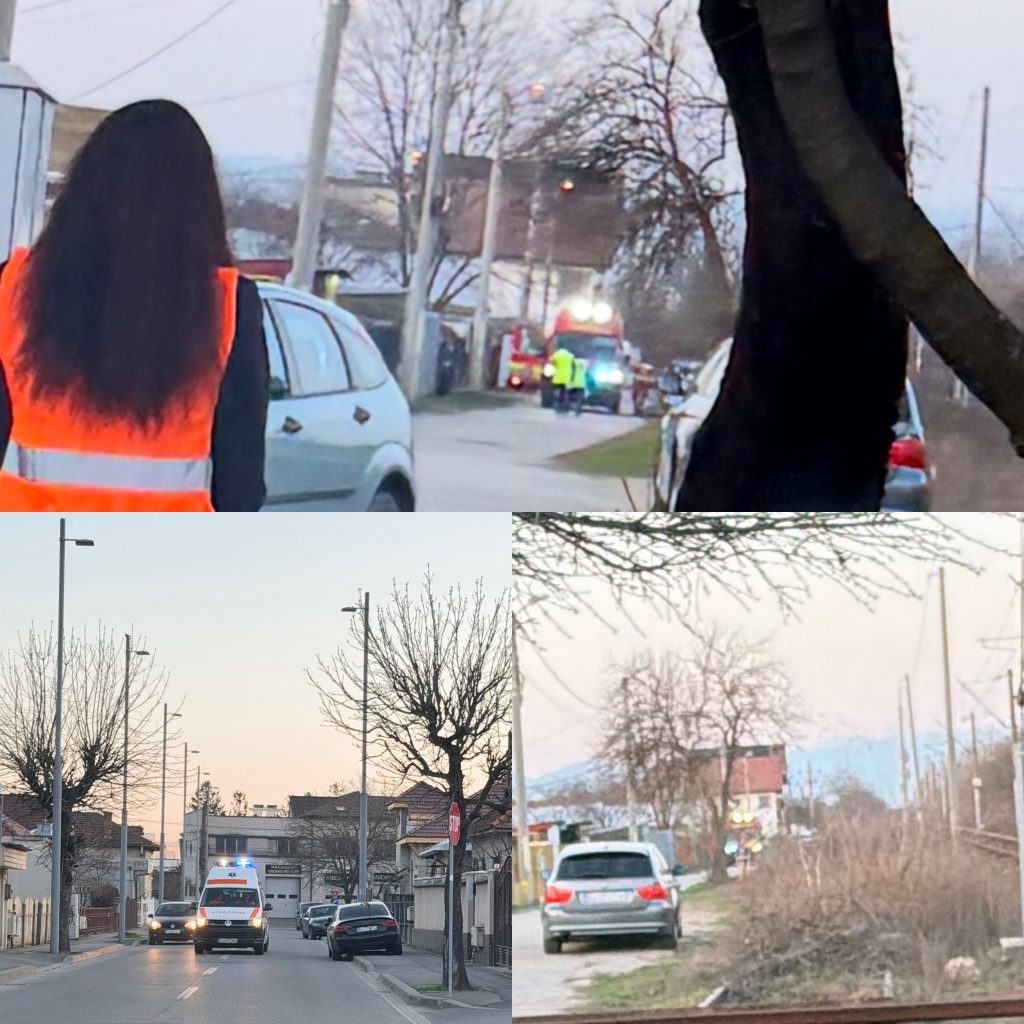 Intervenție dramatică pe strada Ștefan cel Mare din Târgu Jiu