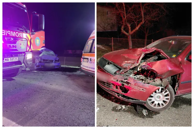Accident grav pe DN1/E60 în Negreni, cu victime în stare critică