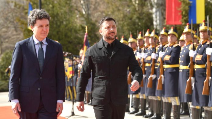 Volodimir Zelenski, în vizită oficială la București pentru parteneriat strategic