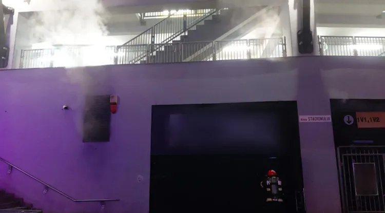 Incendiu în clubul FORM Space din Cluj-Napoca, pompierii intervin rapid