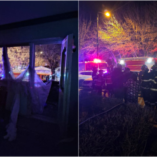 Explozii în Călărași: Trei persoane la spital după o deflagrație puternică