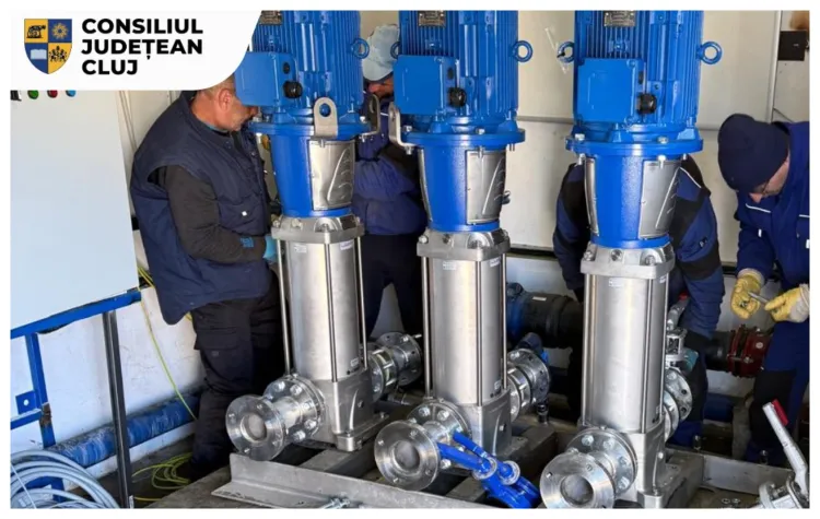 Modernizarea stației de pompare a apei în Cluj-Napoca, finalizată cu succes