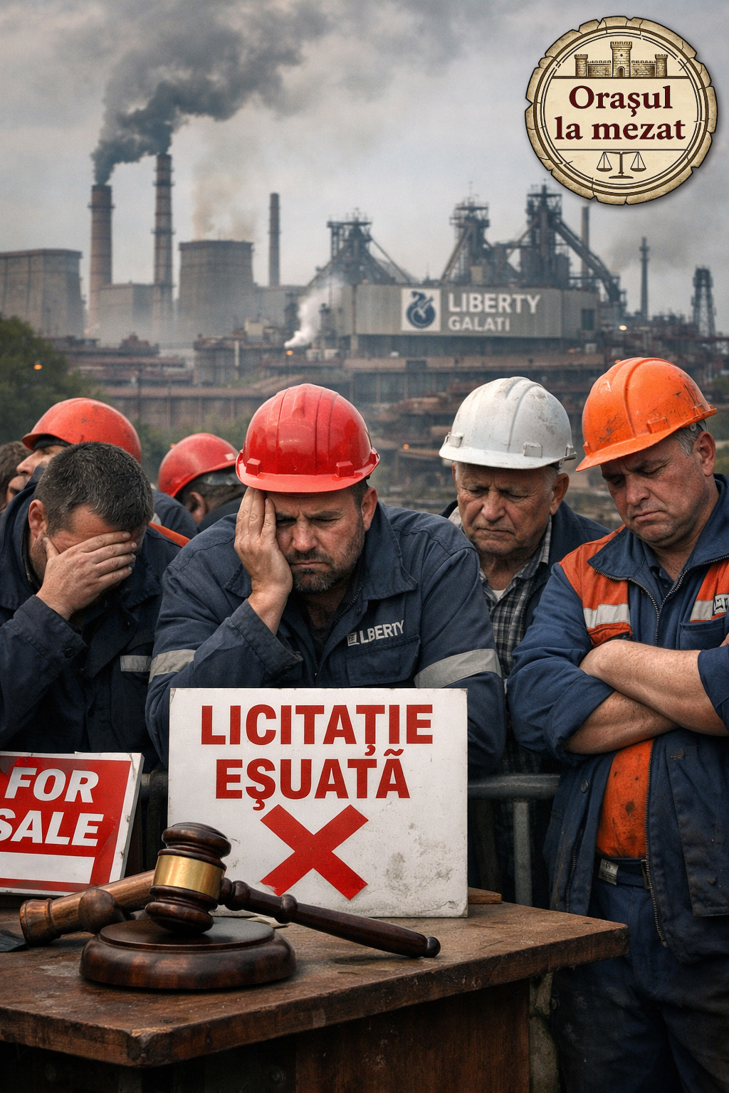 Eșec la prima licitație a combinatului siderurgic din Galați