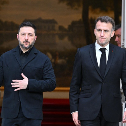 Macron și Zelenski discută la Paris despre impactul sancțiunilor asupra Rusiei