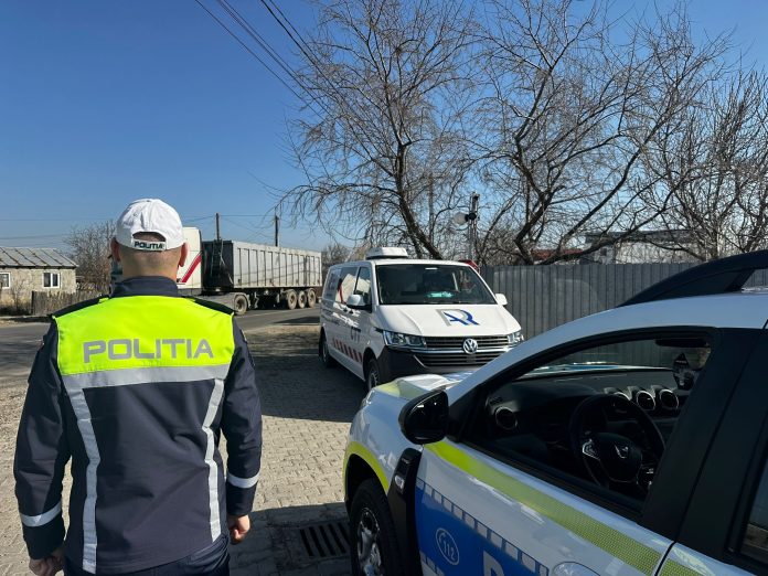 Acțiune a poliției în comunele din Vrancea