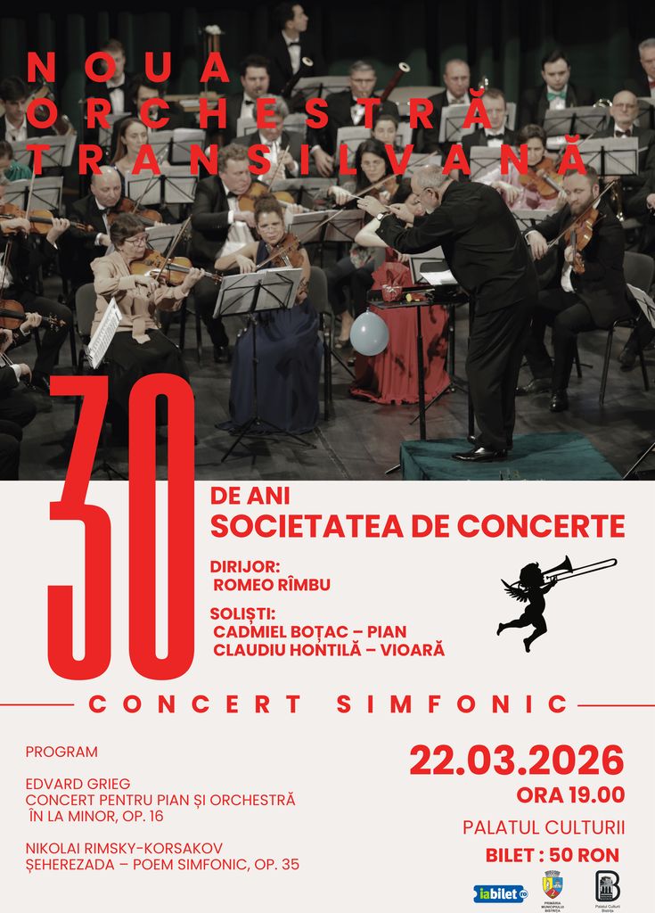 Concert al Noii Orchestre Transilvane la Palatul Culturii