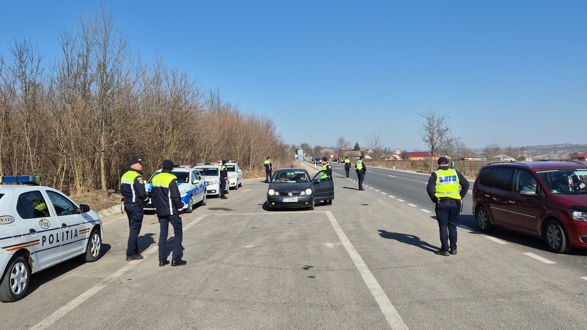 Acțiune a poliției din Flămânzi pentru siguranța rutieră