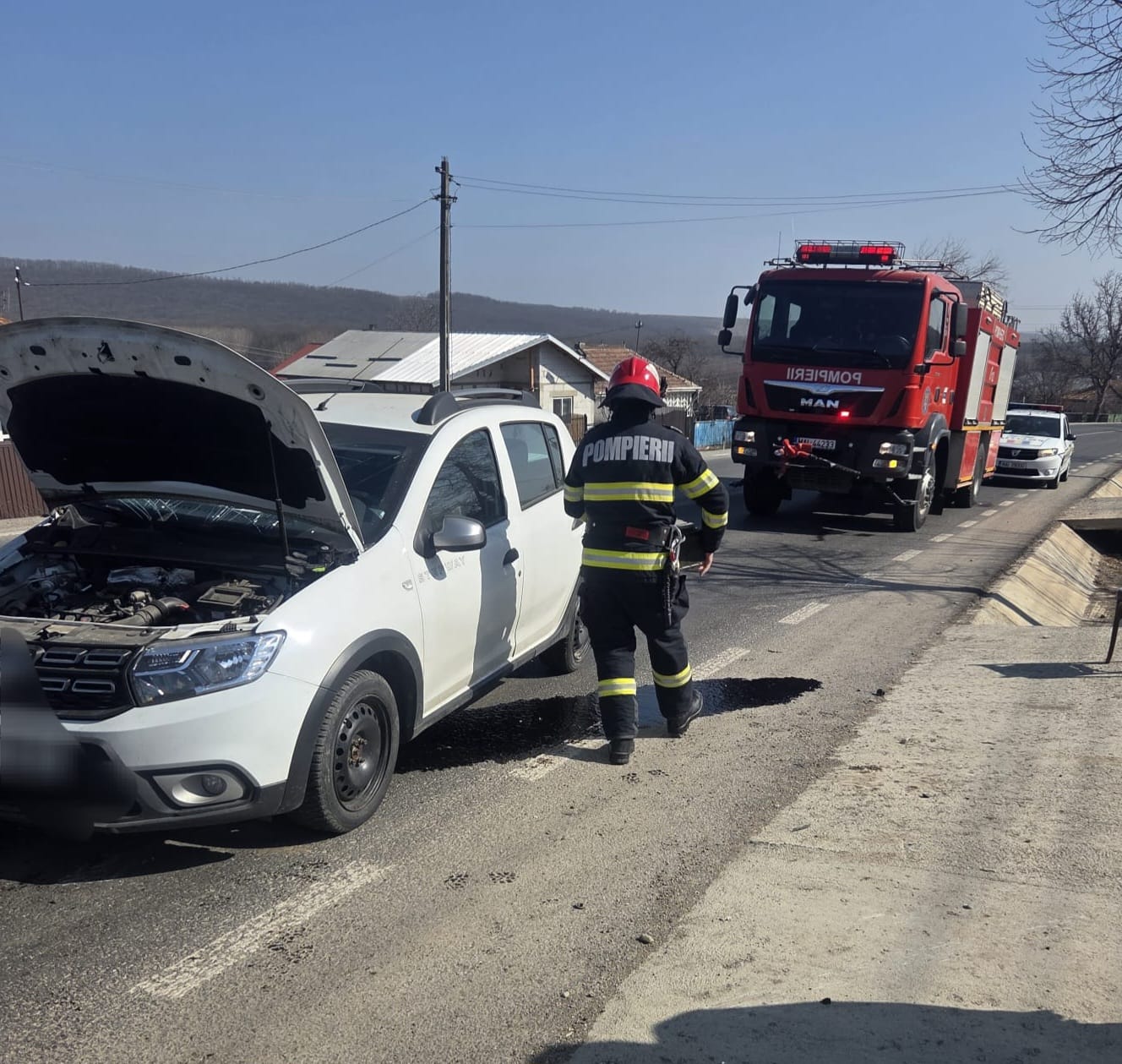 Accident rutier minor în Cotu fără victime