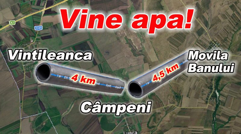 Apă potabilă pentru buzoienii din Amaru și Glodeanu Sărat