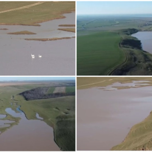 Un lac din Olt s-a reumplut după ploile abundente