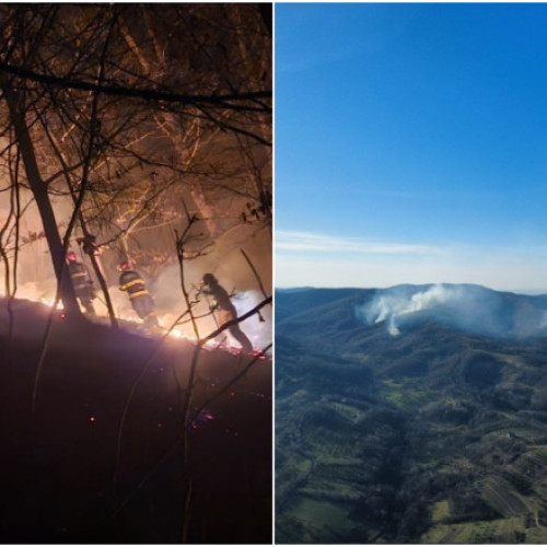 Pompierii luptă cu incendii devastatoare în Maramureș și Satu Mare