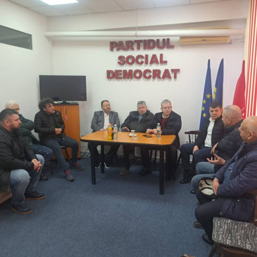Problemele comunității rome în dezbatere la sediul PSD Titu: întâlnire cu partidul Romilor pentru identificarea soluțiilor de integrare în societate