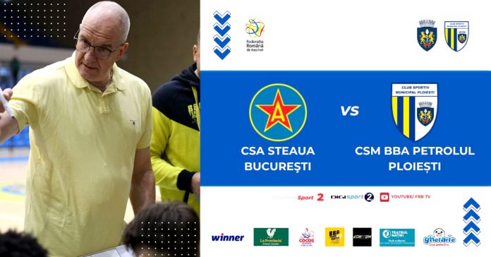 CSM BBA Petrolul Ploiești joacă astăzi cu CSA Steaua București în Liga Națională