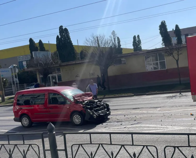 Accident rutier pe Bulevardul Muncii din Cluj-Napoca