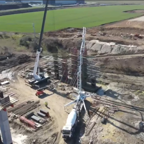 Progres pe Autostrada de Centură București Nord, cu 40% din lucrări finalizate