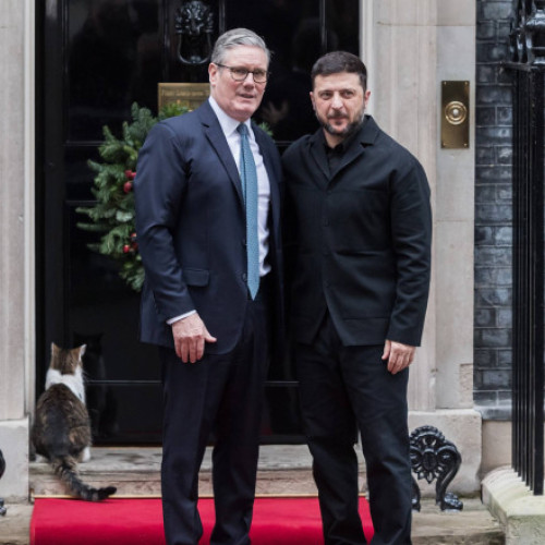 Zelenski vizitează Marea Britanie pentru sprijin în conflictul ucrainean