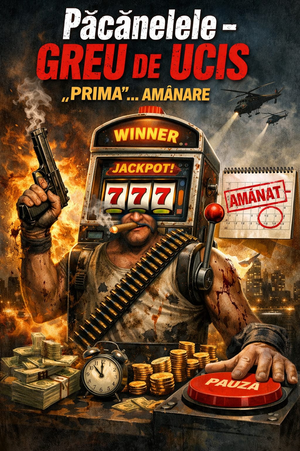 Întâlnirea privind interzicerea păcănelelor amânată la Piatra Neamț