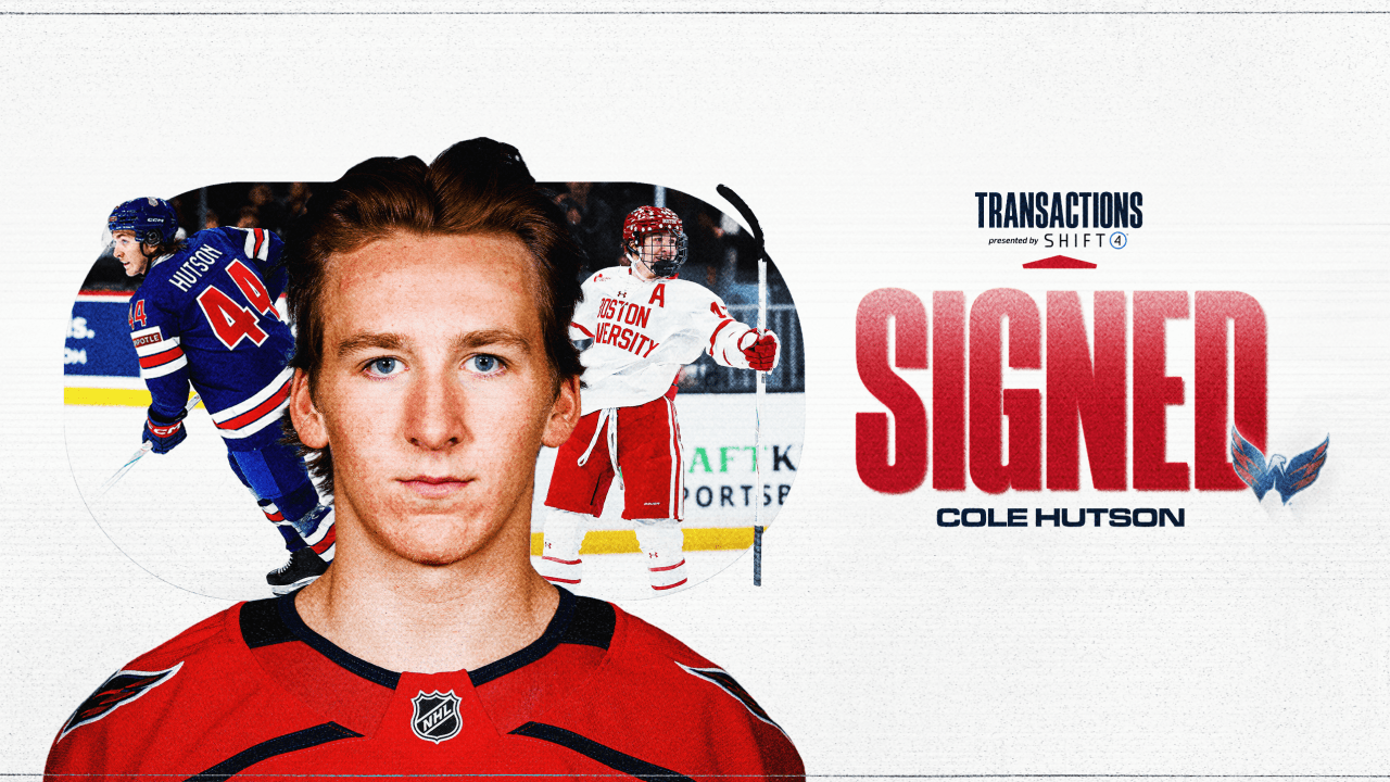Capitals îl semnează pe Cole Hutson