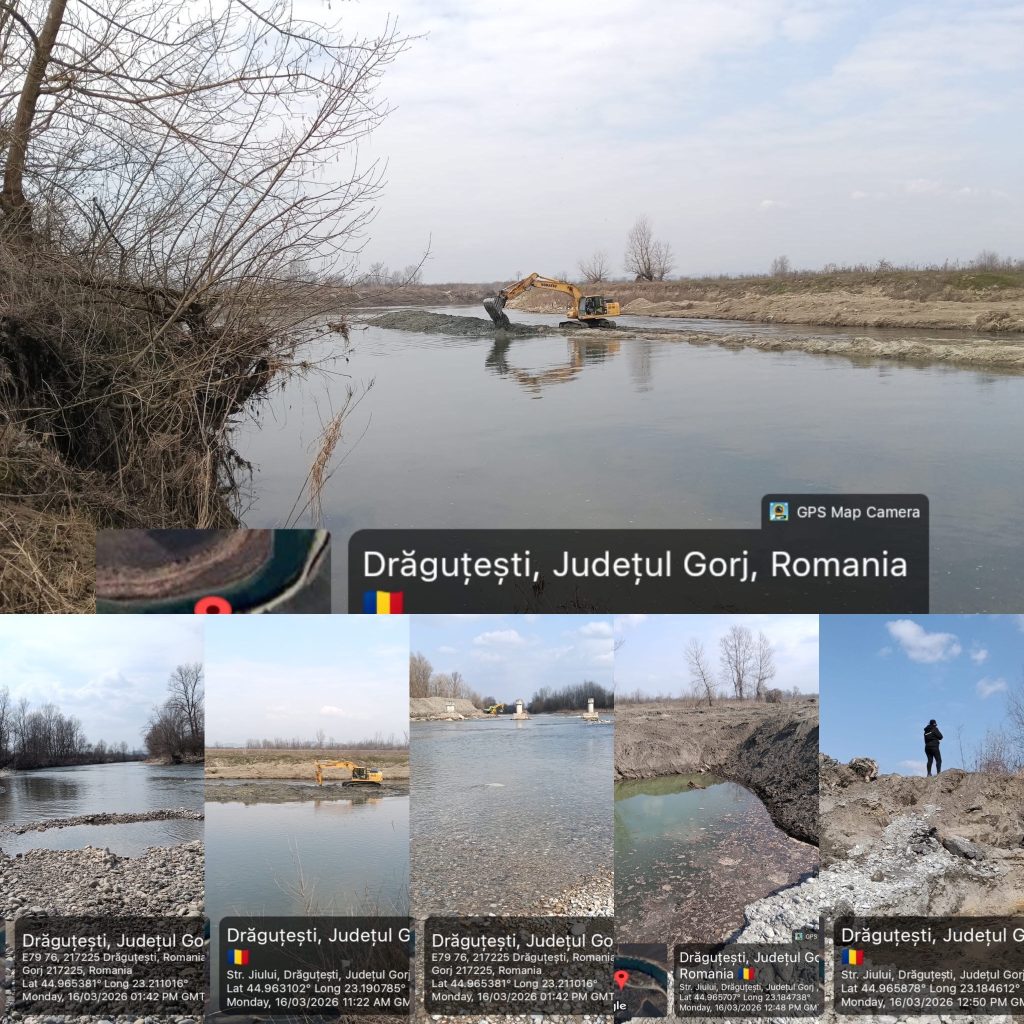 Nereguli grave descoperite la balastierele din Drăguțești, Gorj