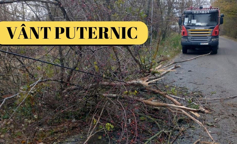 Intensificări ale vântului în județul Giurgiu, avertizări de la ANM