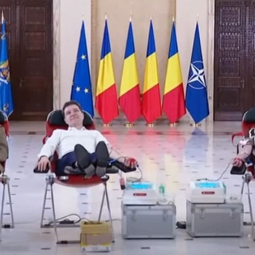 Acțiune de donare de sânge la Palatul Cotroceni