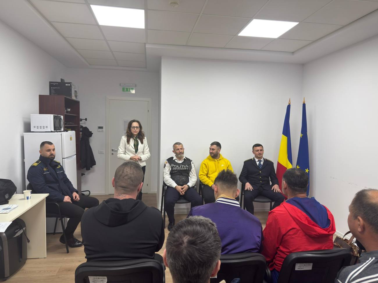 Activitate de conștientizare privind siguranța rutieră la Dâmbovița