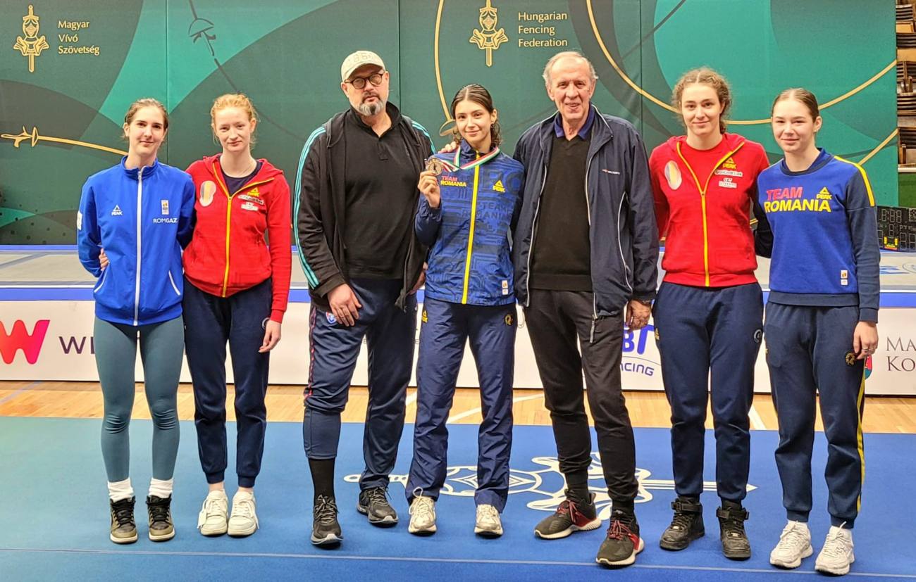 Emma Șonț câștigă bronzul la un concurs internațional de spadă la Budapesta