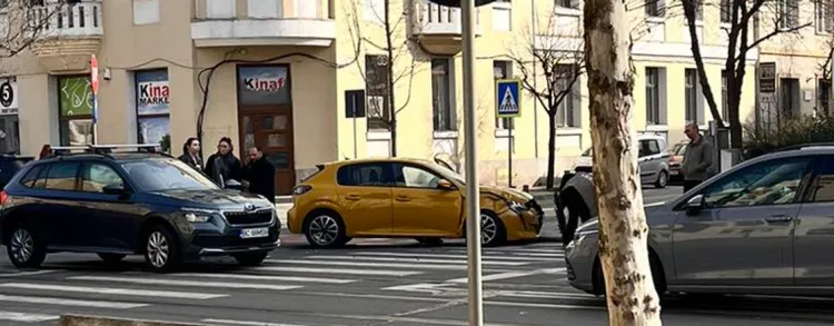 Accident rutier pe strada Horea din Cluj-Napoca îngreunează traficul
