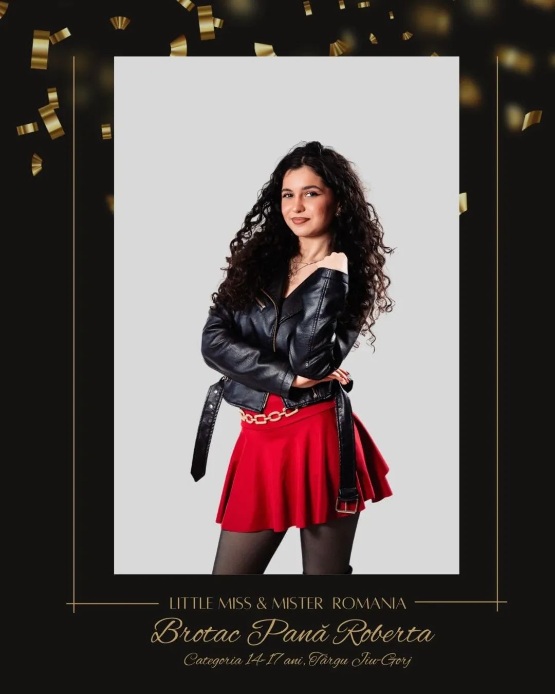 Tânăra din Târgu Jiu, Roberta Brotac, reprezintă Gorjul la Little Miss & Mister România