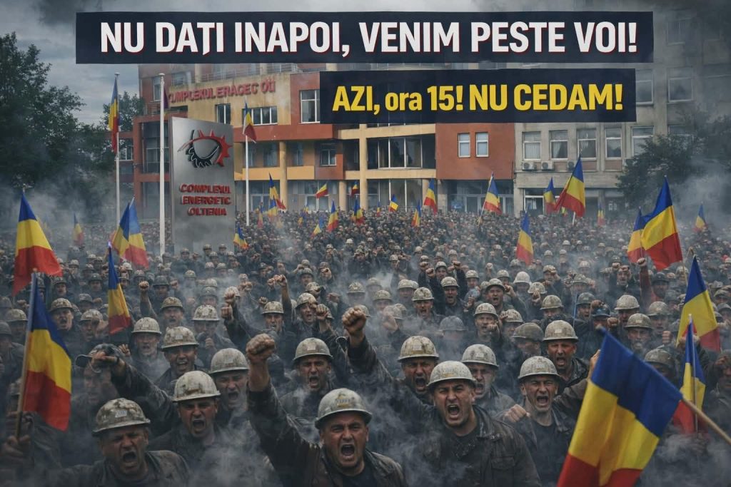 Minerii din Târgu Jiu continuă protestele pentru salvarea locurilor de muncă