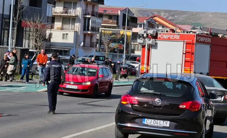 Motociclist rănit într-un accident pe Strada Eroilor din Florești