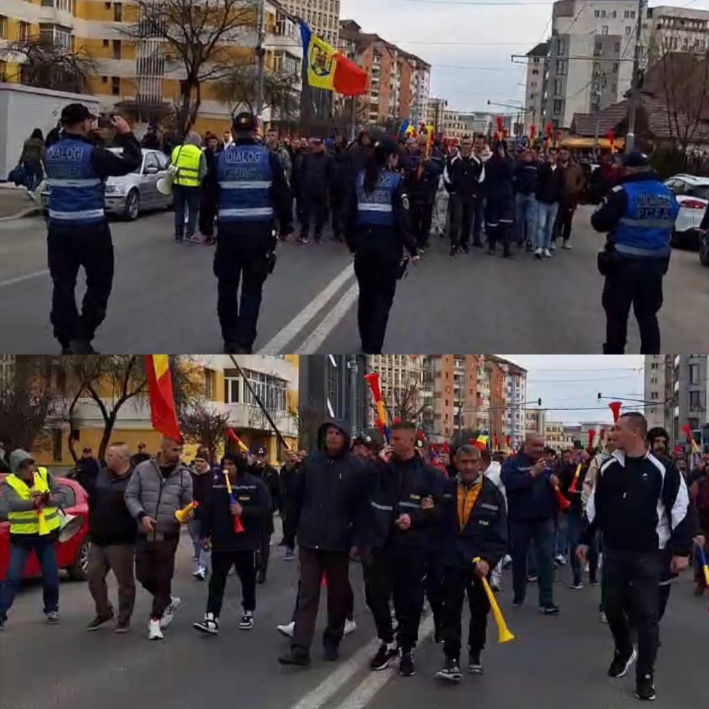 Protestele din Târgu Jiu continuă cu intensitate