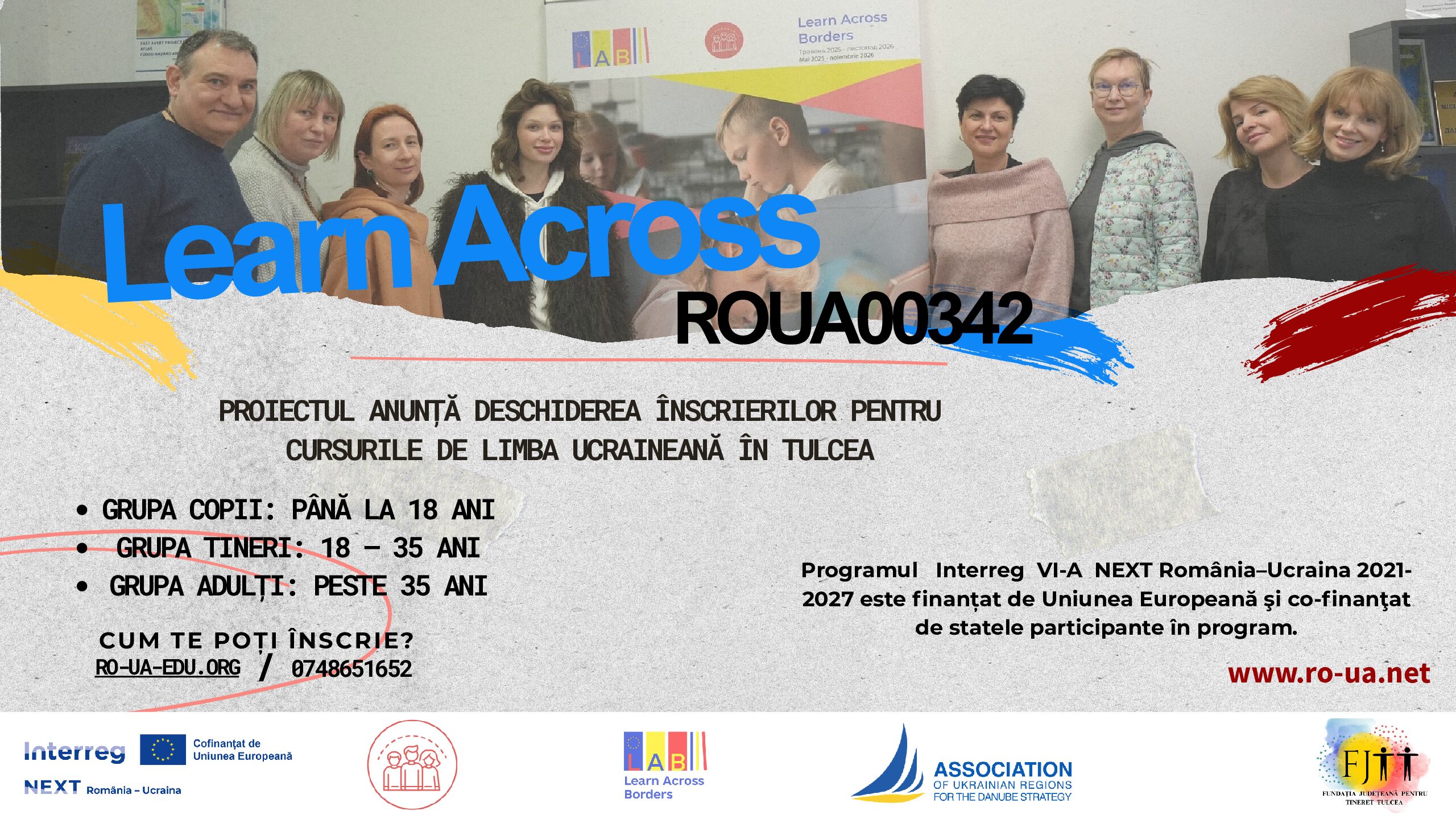 Începe înscrierea pentru cursuri gratuite de limba ucraineană la Tulcea