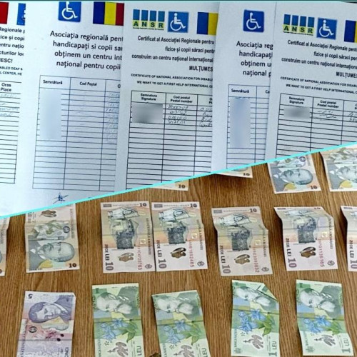 Jandarmii au prins doi bărbați care solicitau bani de la trecători sub pretextul unei fundații umanitare