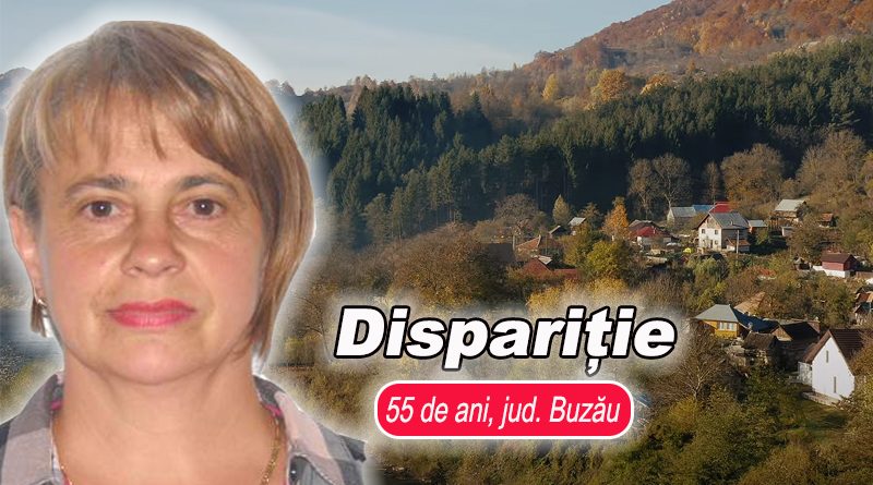Eugenia Untea din Gura Teghii, căutată de familie și poliție
