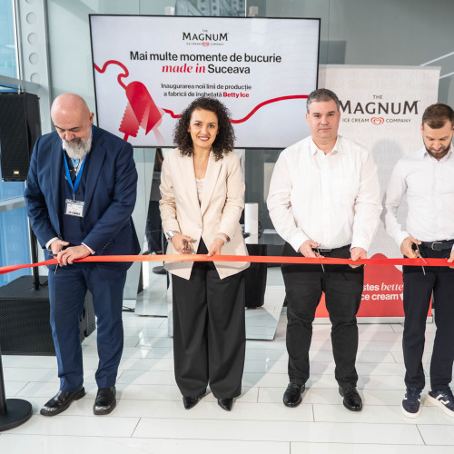 Magnum Ice Cream Company deschide o nouă linie de producție la Suceava